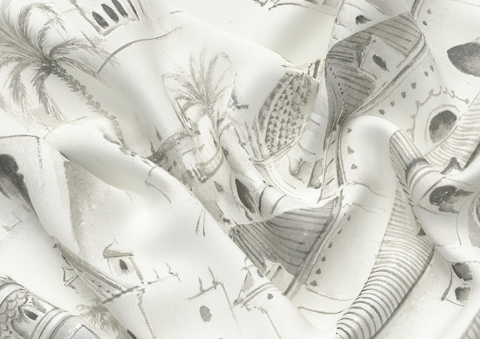 Voyage, Parchment - Motorised Roman Blind - Image 4